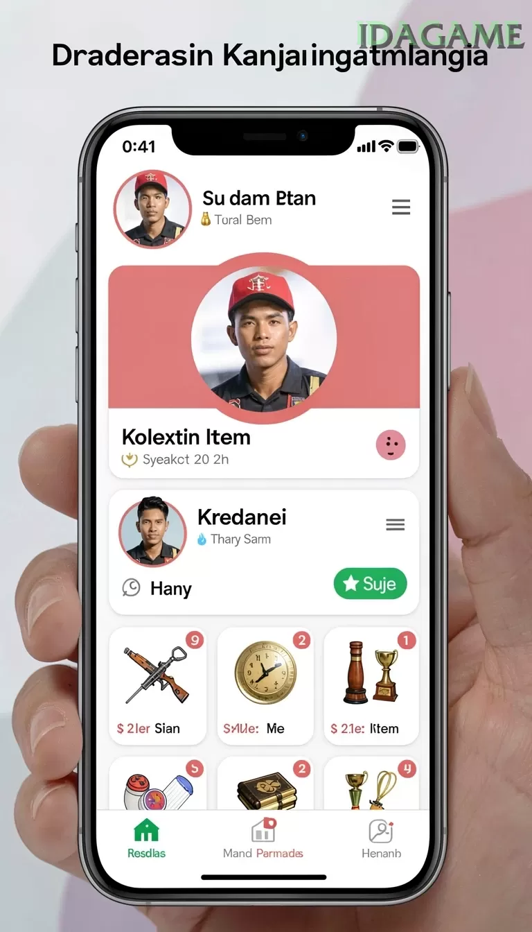 Cuplikan layar EMPIRE88 — pengaturan akun