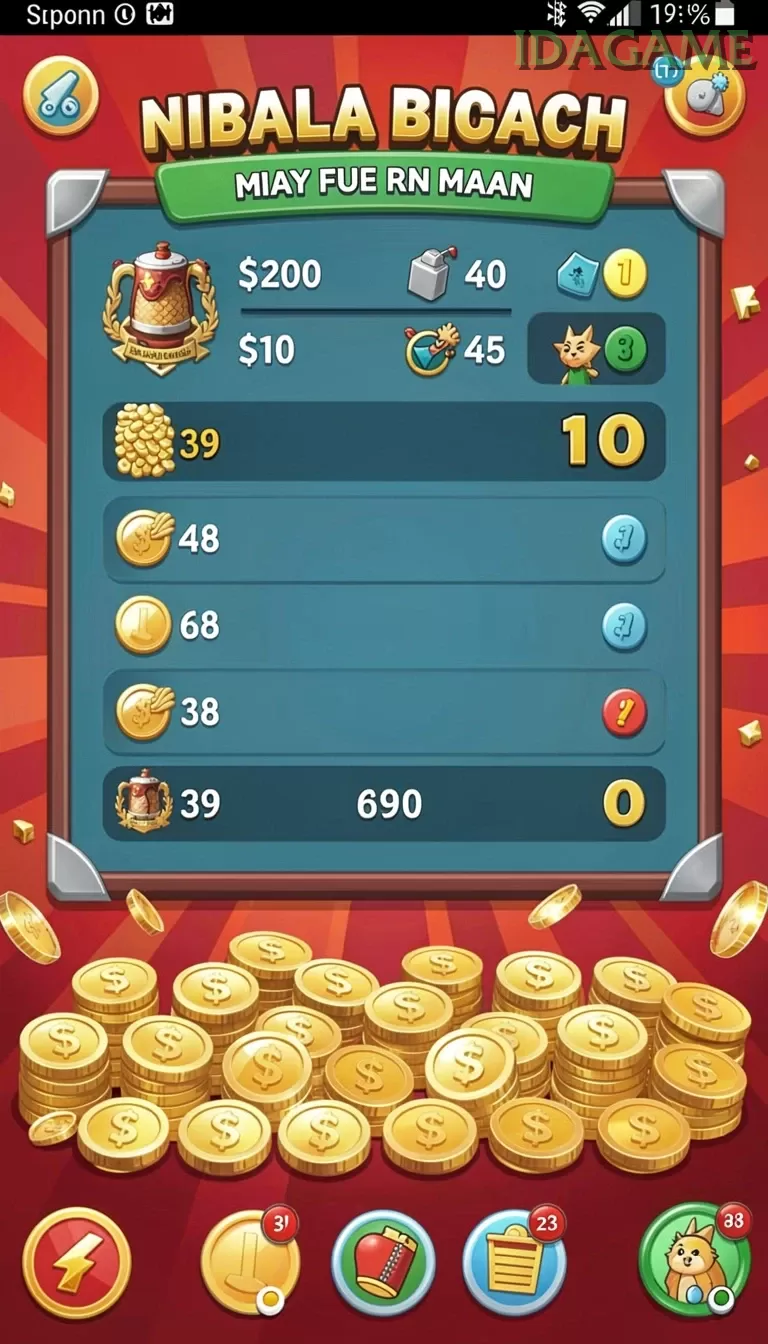 Cuplikan layar EMPIRE88 — menu navigasi