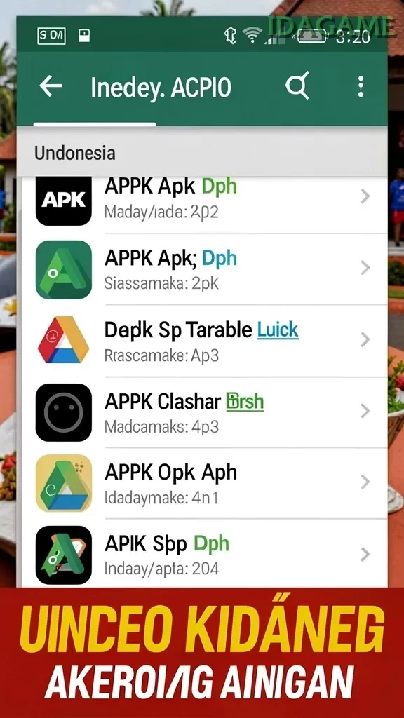 Cuplikan layar RP667 — aktivitas